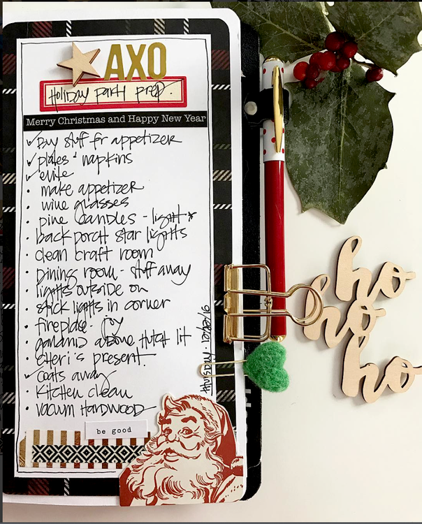 Holiday To Do List - Traveler&#039;s Notebook style