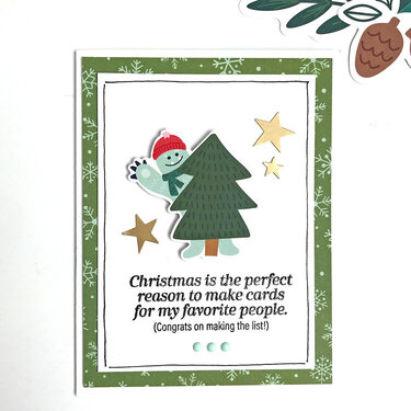 Christmas Fun Cards Sentiments Stamps