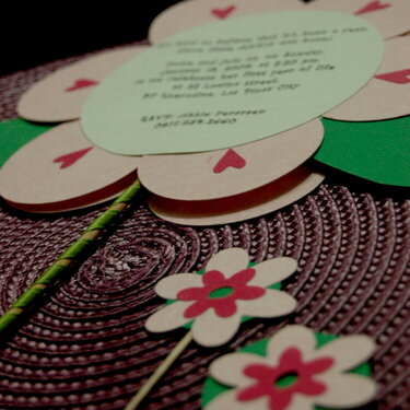 Garden Party Invites &amp; Toppers