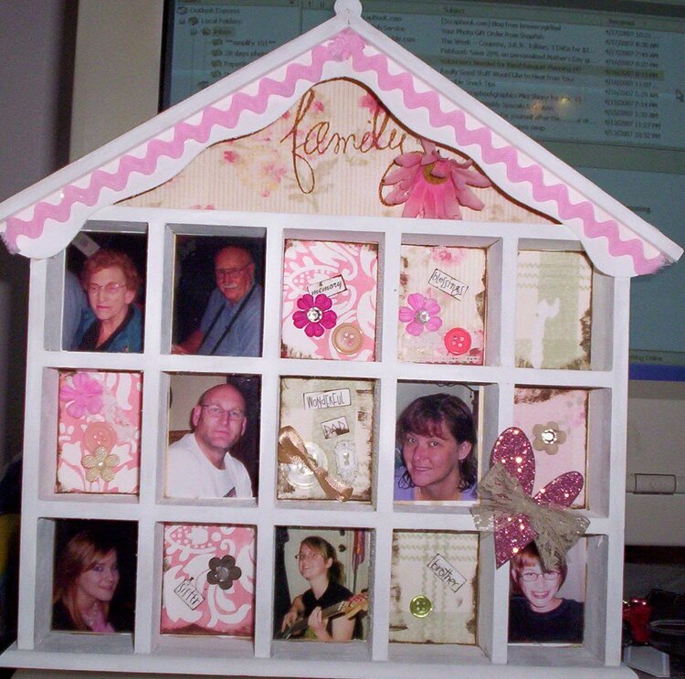 Shabby Chic Shadowbox House