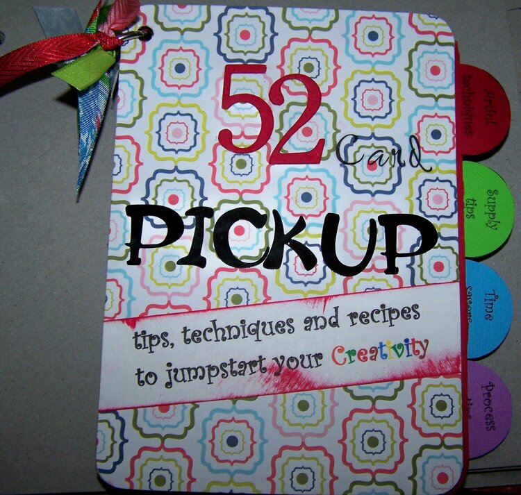 My 52 Card Pickup Tag Book
