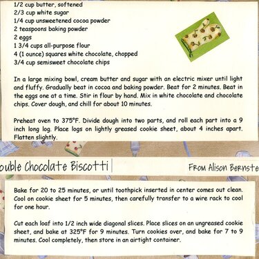 Double Chocoalte Biscotti