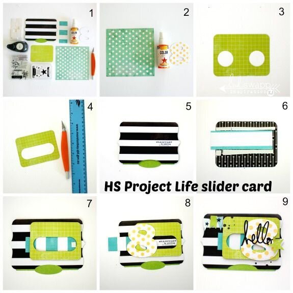 Becky Higgins/Heidi Swapp Project Life Slider Card