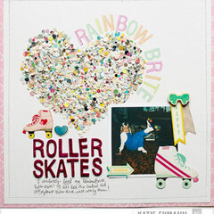 Roller Skates Layout by Katie Ehmann