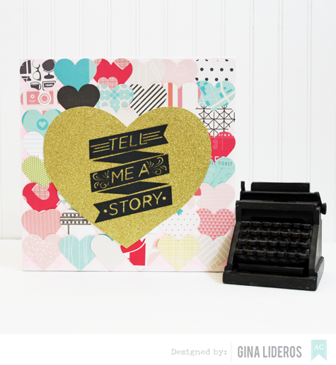 Tell Me a Story Canvas by Gina Lideros