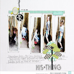 His Thing Layout by Gillian Nelson