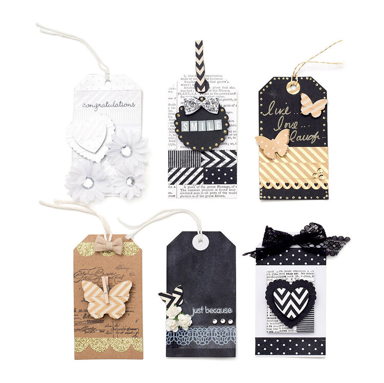 Washi Tape Tags by Bernti Miller