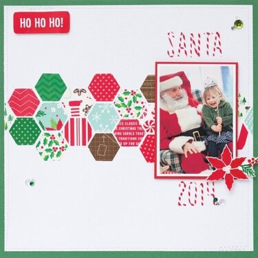 Santa 2014 featuring Home for Christmas from Pebbles Inc