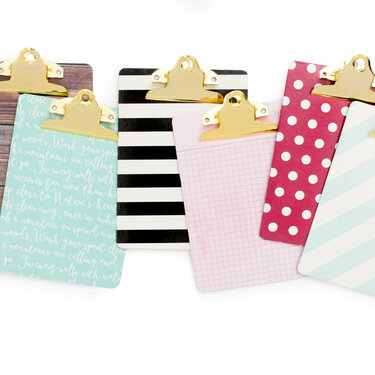 Have you seen these cute mini clipboards from American Crafts?
