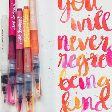 Hand Lettering with Jane Davenport&#039;s Mermaid Markers