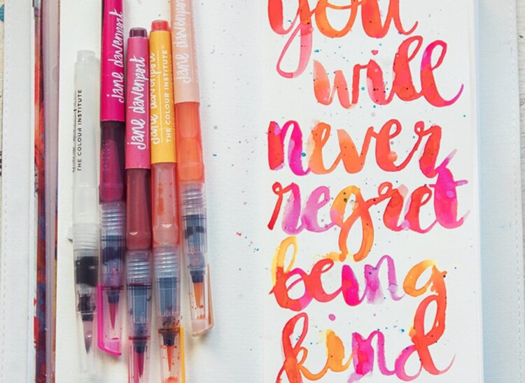 Hand Lettering with Jane Davenport&#039;s Mermaid Markers