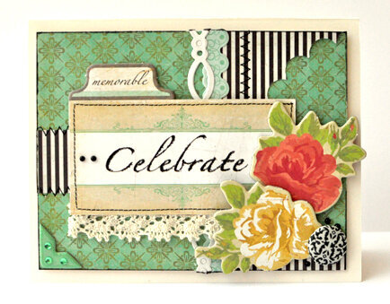 Crate Paper Portrait &quot;Celebrate&quot; Card