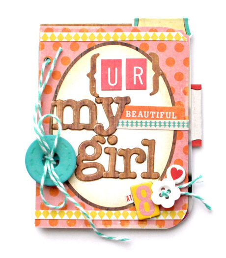 Crate Paper Emma&#039;s Shoppe &quot;UR my Girl&quot; card