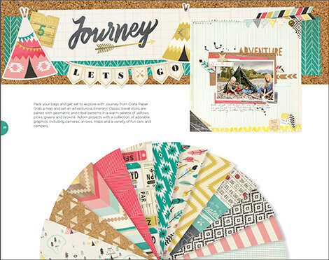 Brand New Journey Collection from Crate Paper for American Crafts