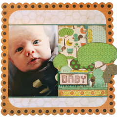 Baby using the Little Sprout Collection from Crate Paper