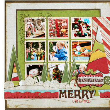 Merry Christmas using Brand New North Pole from Crate Paper