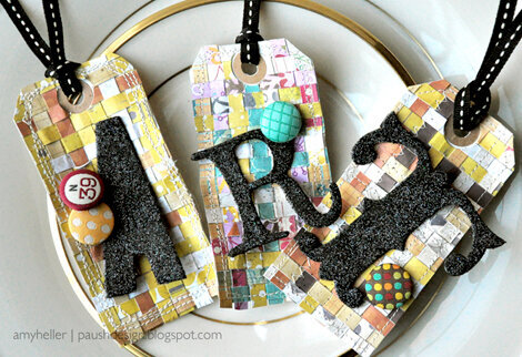 Crate Paper tags by Amy Heller