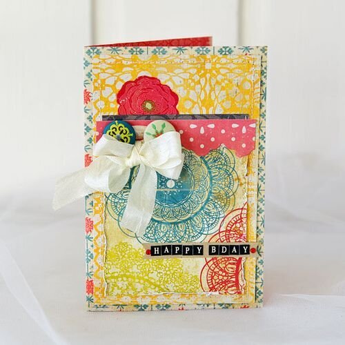 Crate Paper card by Anne Jo Lexander