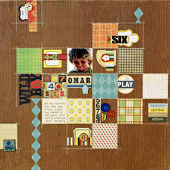 Crate Paper layout "Wild Boy"