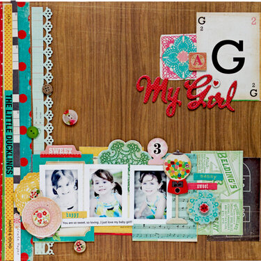 Crate Paper layout &quot;My Girl&quot;