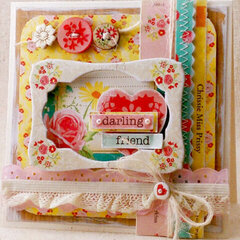 Crate Paper Card "Darling Friend"