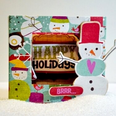 Crate Paper &quot;BRRR....&quot; 3D card by Jen Chesnick