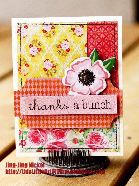Crate Paper &quot;Thanks a BUNCH&quot; card