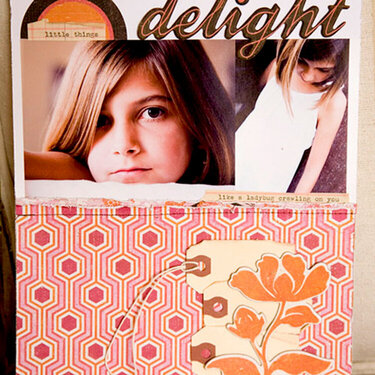 delight using Pink Plum by Crate Paper