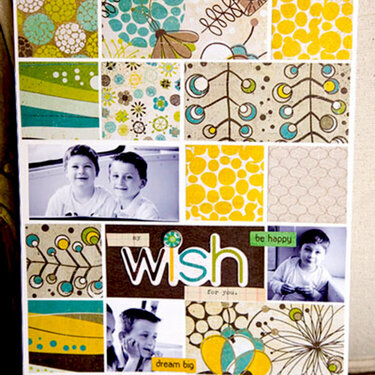 wish using the Brook Collection by Crate Paper