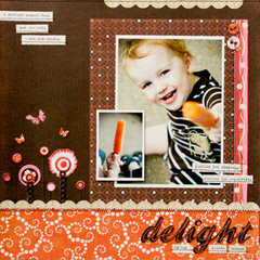 Delight using the Pink Plum Collection from Crate Paper