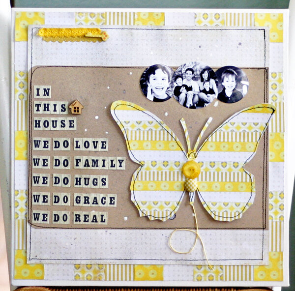 Crate Paper &quot;In This House&quot; layout