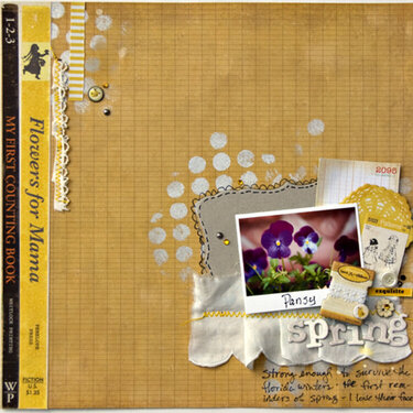 Crate Paper layout &quot;Spring&quot;