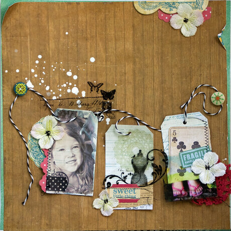 Crate Paper &quot;sweet Little Thing&quot; Layout by Lucy Edson