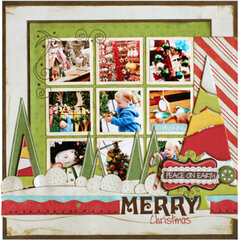 Merry Christmas using North Pole Collection by Crate Paper
