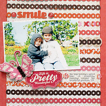 Crate Paper Pink Plum Layout by Waleska Neris