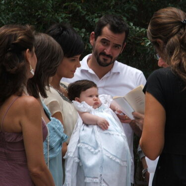 baby Luca baptism