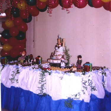 the c&quot;cake table&quot; for João´s first birthday
