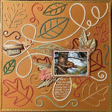 Spellbinders Serenade of Autumn - Kathy by Design