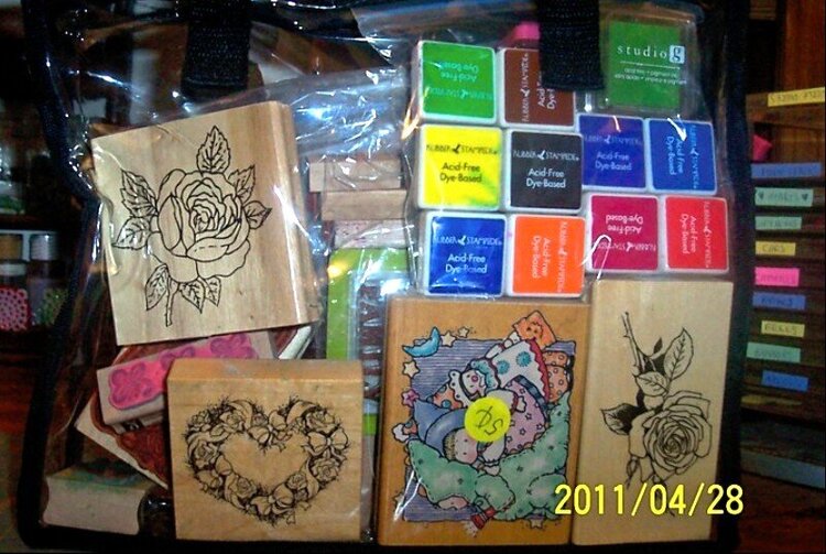 my stamp and stamp pads