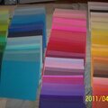 my 12X12 solid color cardstocks