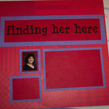 Finding Her Here - Left