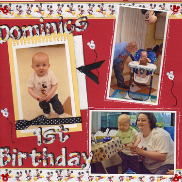 Dominics 1st Birthday