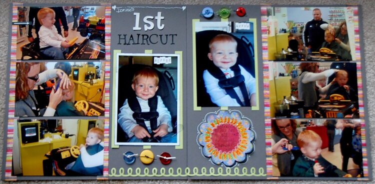 Dominic&#039;s 1st Haircut