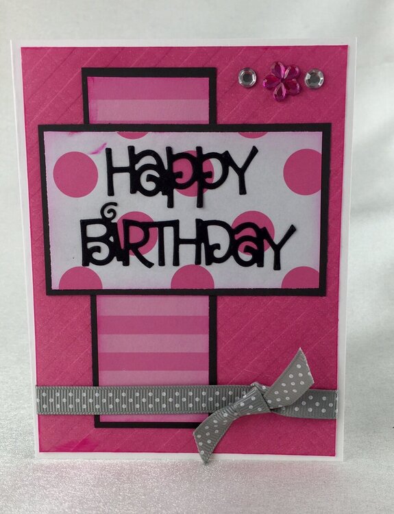 Pink and Grey Birthday