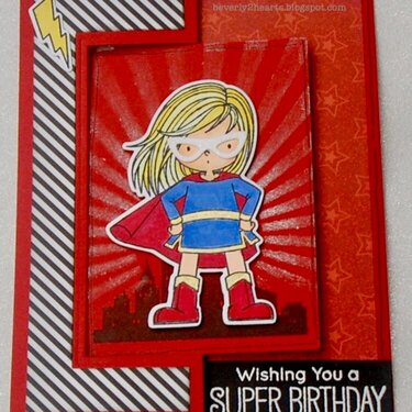 You're Super Birthday Card