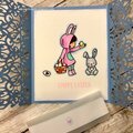 Cottontail Cuties Easter Card