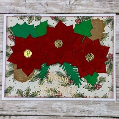Christmas Poinsettia Card