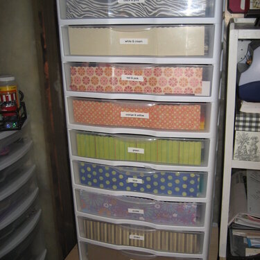 re-do of scrap paper drawer fronts