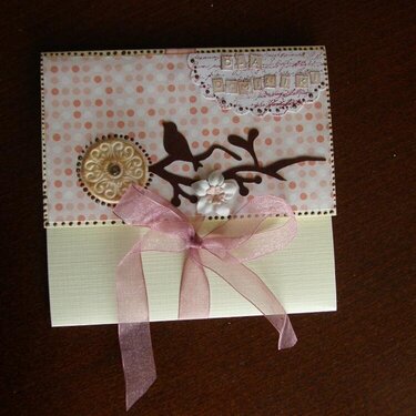 Pink card : For Dominika