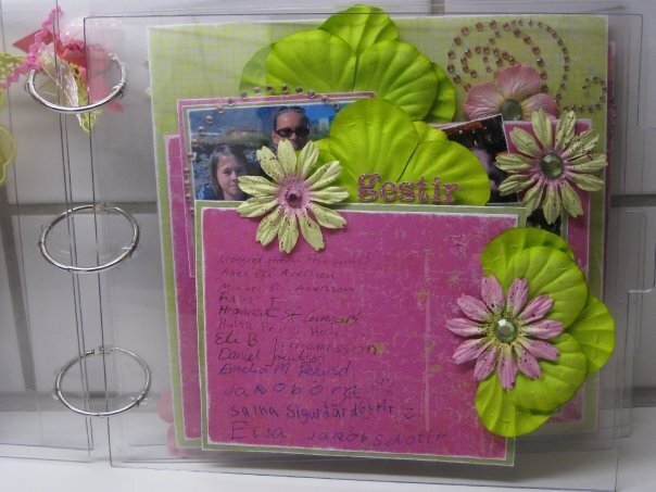 clear album/guestbook